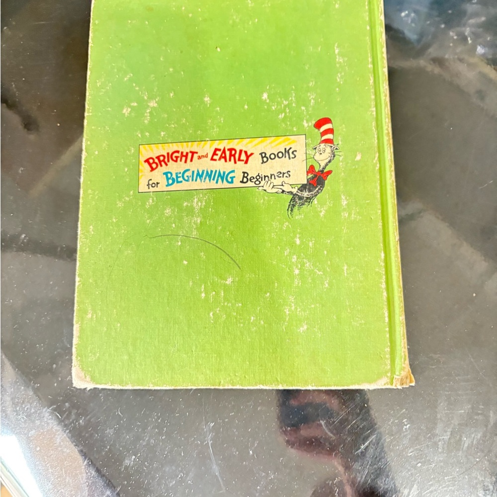 Dr. Seuss Yellow and Blue Old Hat New Hat Book - Picture 8 of 8